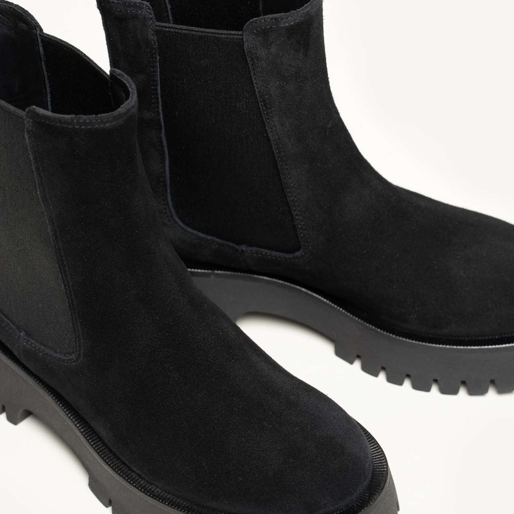 M Gemi Clara black suede Chelsea boot - NIB size 40